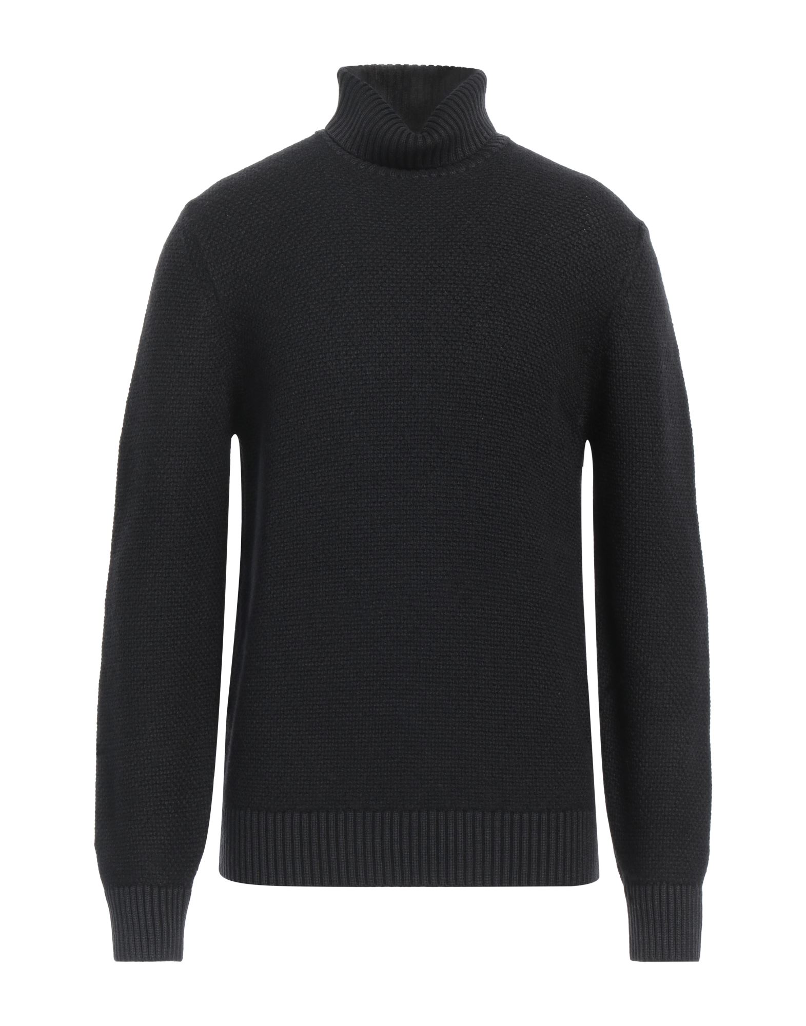 CIRCOLO 1901 Rollkragenpullover Herren Schwarz von CIRCOLO 1901