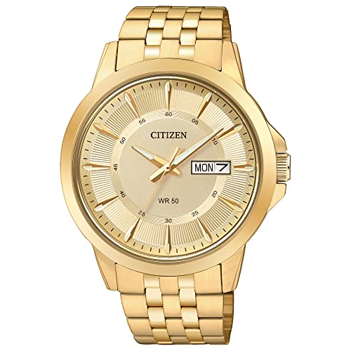 Citizen Herren Analog Quarz Uhr mit Edelstahl Armband BF2013-56PE von CITIZEN