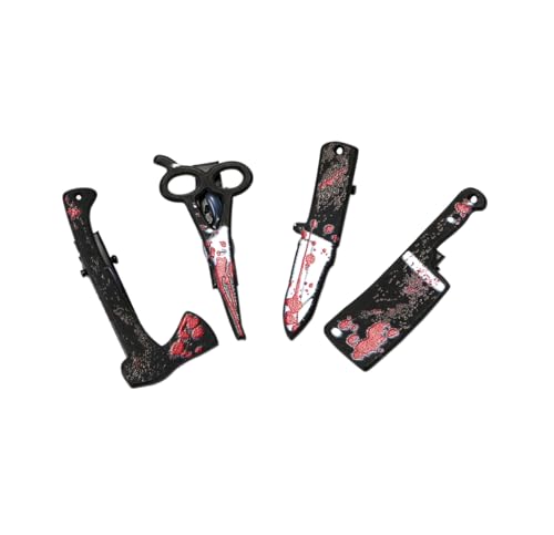 Halloween Haarspangen Küchenmesser Haar Haarnadeln Axt Haarspangen Schere Haarspangen Dolch Haarspangen Gothic Haar Zubehör Halloween Rollenspiel 4 Stück Halloween Haarspangen Küchenmesser Haar Haarnadeln Axt Haarspangen Schere Haarspangen Dolch Haarspangen Gothic Haar Zubehör Halloween Rollenspiel 4 Stück von CJKDXDH