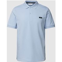 CK Calvin Klein Poloshirt in unifarbenem Design in Hellblau, Größe XL von CK Calvin Klein