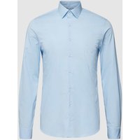 CK Calvin Klein Slim Fit Business-Hemd mit Kentkragen Modell 'Bari' in Bleu, Größe 39 von CK Calvin Klein