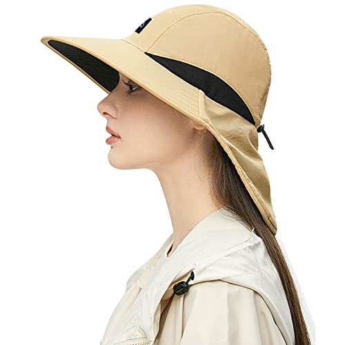 CLAPE Atmungsaktiv Mesh Sonnenhut Outdoor Safari Hat mit Nackenschutz Schnelltrocknend Boonie Hat UV Protection Sun Hat Faltbar Buschhut CLAPE Atmungsaktiv Mesh Sonnenhut Outdoor Safari Hat mit Nackenschutz Schnelltrocknend Boonie Hat UV Protection Sun Hat Faltbar Buschhut von CLAPE