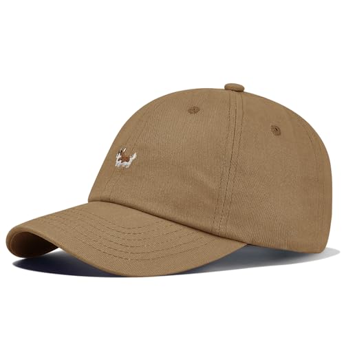 CLAPE Kappe Herren Damen Low Profile Baseball Cap Unstructured Dad Cap with Puppy Embroidery Vintage Trucker Cap Sommer Schildkappe CLAPE Kappe Herren Damen Low Profile Baseball Cap Unstructured Dad Cap with Puppy Embroidery Vintage Trucker Cap Sommer Schildkappe von CLAPE