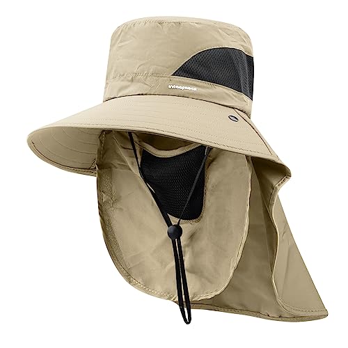 CLAPE Sonnenhut Herren Damen Breite Krempe Anglerhut Mesh Fischerhut mit Gesichtsbedeckung Nackenklappe Outdoor Buschhut Gartenhut Wanderhut CLAPE Sonnenhut Herren Damen Breite Krempe Anglerhut Mesh Fischerhut mit Gesichtsbedeckung Nackenklappe Outdoor Buschhut Gartenhut Wanderhut von CLAPE