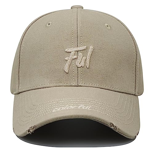 CLAPE UV-Schutz Basecap Distressed Trucker Snapback Kappe Structured Baseball Cap with Buckle Closure Verstellbar Sport Cappy Baumwollcap CLAPE UV-Schutz Basecap Distressed Trucker Snapback Kappe Structured Baseball Cap with Buckle Closure Verstellbar Sport Cappy Baumwollcap von CLAPE
