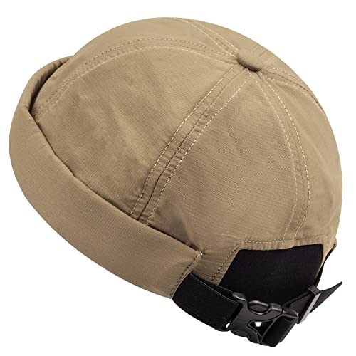 CLAPE Unisex Seemannsmütze Docker Mütze Waterproof Docker Cap Atmungsaktive Schnelltrocknend Hafenmütze Bikermütze Rolled Cuff Harbour Hat Khaki CT86 CLAPE Unisex Seemannsmütze Docker Mütze Waterproof Docker Cap Atmungsaktive Schnelltrocknend Hafenmütze Bikermütze Rolled Cuff Harbour Hat Khaki CT86 von CLAPE