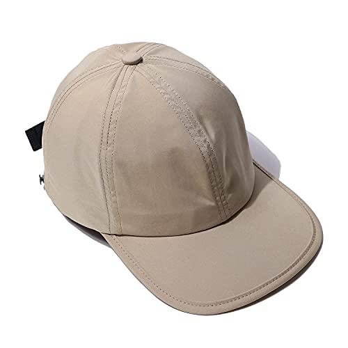 CLAPE Waterproof Baseball Cap with Detachable Button wasserdichte Running Kappe Herren Outdoor Basecap Unstructured Flat Fitted Cap Snapback Cap Khaki GD49 CLAPE Waterproof Baseball Cap with Detachable Button wasserdichte Running Kappe Herren Outdoor Basecap Unstructured Flat Fitted Cap Snapback Cap Khaki GD49 von CLAPE