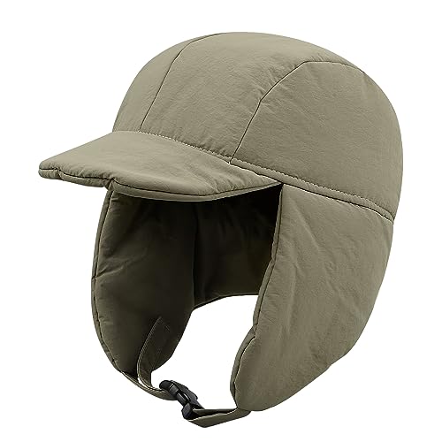 CLAPE Winter Ushanka Trapper Hat Wasserdicht Warme Wintermütze mit Ohrenklappen Unisex Winddicht Fliegermütze Bombermütze Faltbar Russische Mütze CLAPE Winter Ushanka Trapper Hat Wasserdicht Warme Wintermütze mit Ohrenklappen Unisex Winddicht Fliegermütze Bombermütze Faltbar Russische Mütze von CLAPE