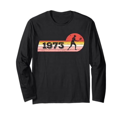 Tennisspielerin Jahrgang 1973 Geburtstag Damen Tennis Langarmshirt Tennisspielerin Jahrgang 1973 Geburtstag Damen Tennis Langarmshirt von CLICK-HERE for more Tennis-Sport Birthday Shirts