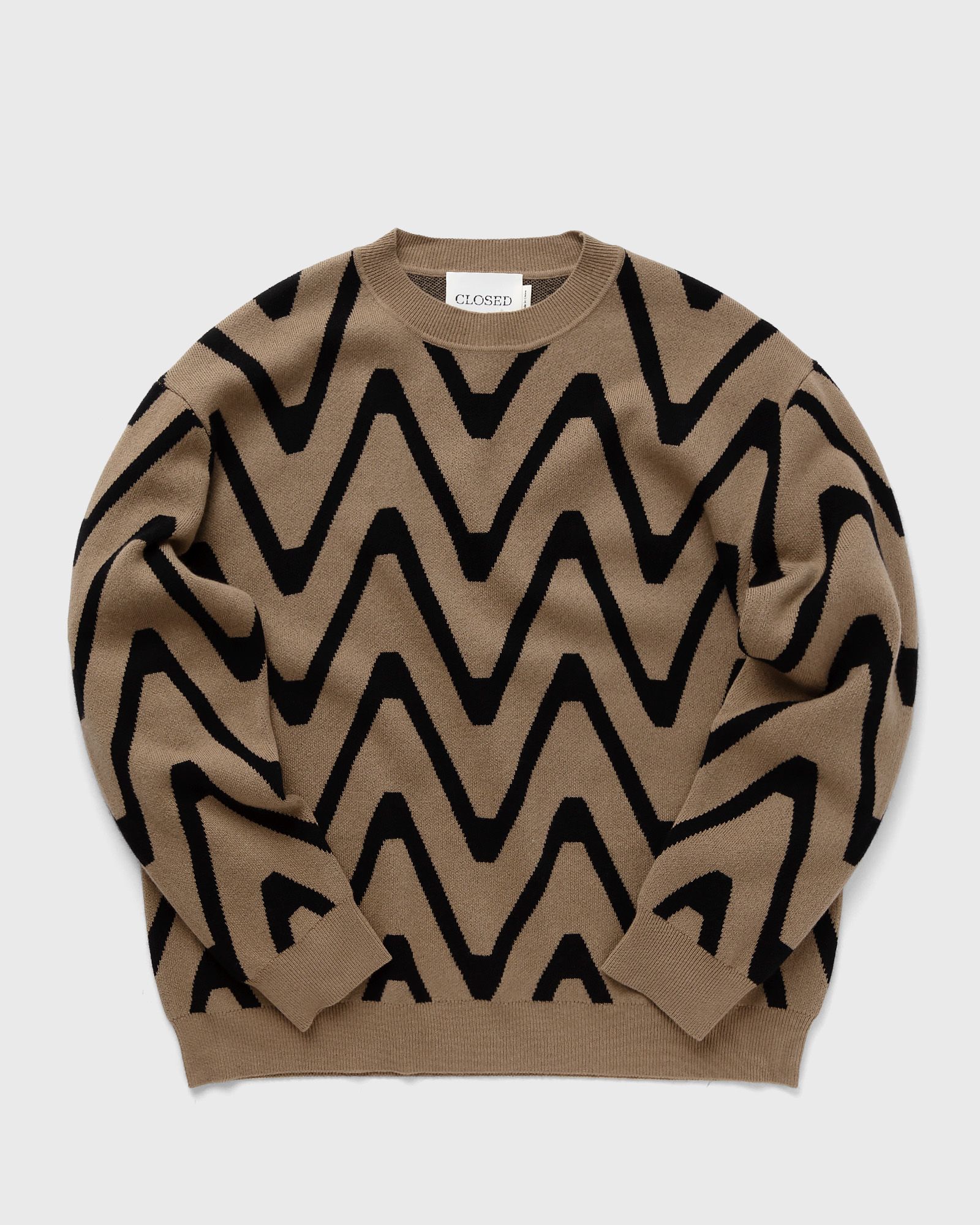 CLOSED CREW NECK JUMPER men Pullovers beige in Größe:M von CLOSED