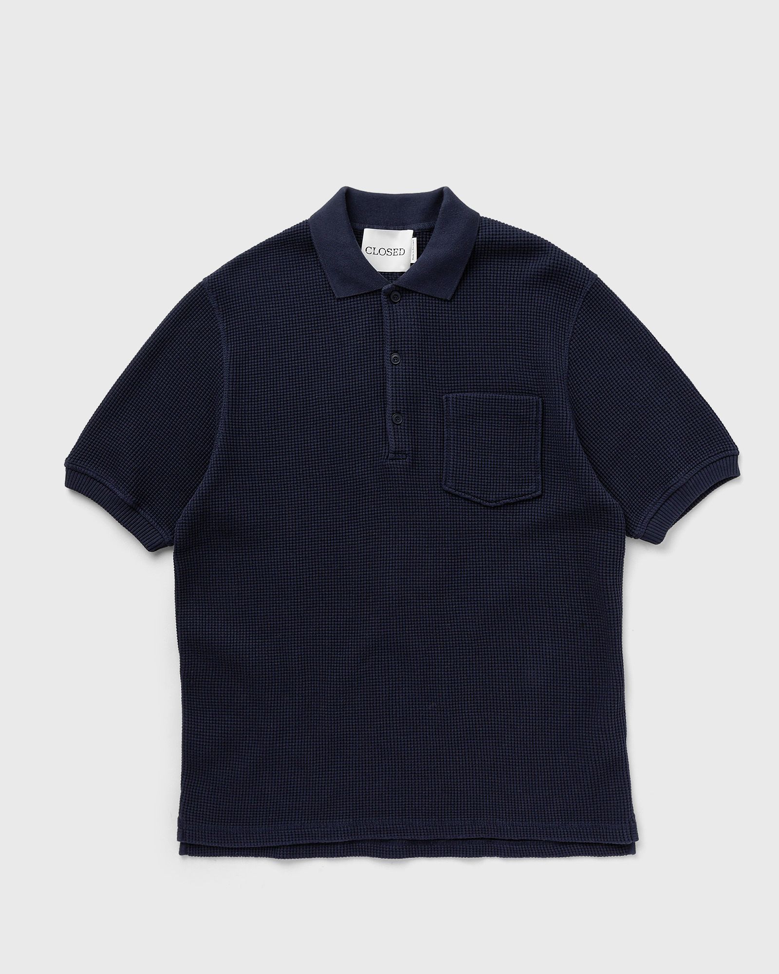 CLOSED SHORT SLEEVE POLO men Polos blue in Größe:M von CLOSED