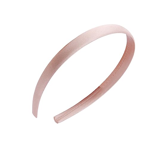 CLSSLVVBN Damen Stirnband einfarbig DIY Basic gezahntes Haarband Basteln Handarbeit Handwerker Kinder Erwachsene Kopfbedeckung Einfacher Haushalt, Orange von CLSSLVVBN