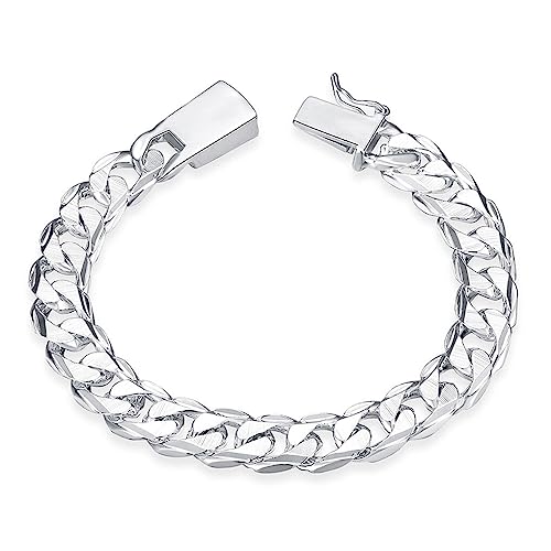 CLSSLVVBN Weihnachtsgeschenke für Frauen 925 Sterling Silber Charm Armband Charmantes Geschenk Kettenarmband Herren Armband für Männer, Silber von CLSSLVVBN