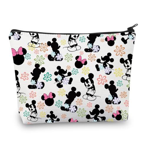 CMNIM Kosmetiktasche mit Cartoon-Maus-Motiv, Geschenktasche für Frauen, Freunde, magische Maus, Reise-Make-up-Tasche, Kulturbeutel, Make-up-Tasche mit Cartoon-Maus, Make-up-Tasche von CMNIM