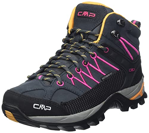 CMP Damen Rigel Mid Wmn Wp Trekking Shoes, Antracite Bouganville, 36 EU von CMP