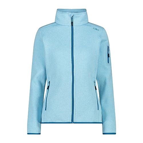 CMP Damen Damenjacke aus Knit-Tech-3h14746 Fleecejacke, Anis-Jade, 46 EU von CMP