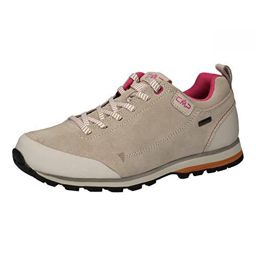 CMP Damen Elettra Low WMN Hiking Shoe WP Trekking-Schuhe, Beige-Pink (Sand-Geraneo), 36 EU von CMP