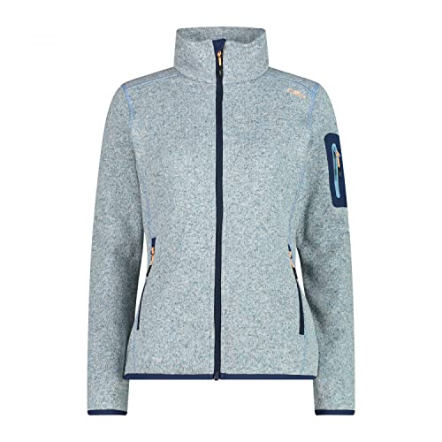 CMP Damen Fleecejacke Knit-Tech mit Stehkragen CIELO-BLUE - 50 von CMP