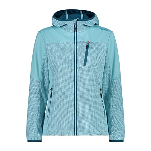 CMP Damen Hoodie Jacke, acqua, 44 von CMP