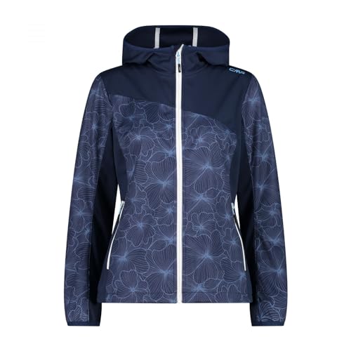 CMP Damen Hoodie Jacke, blue-lighter, 46 von CMP