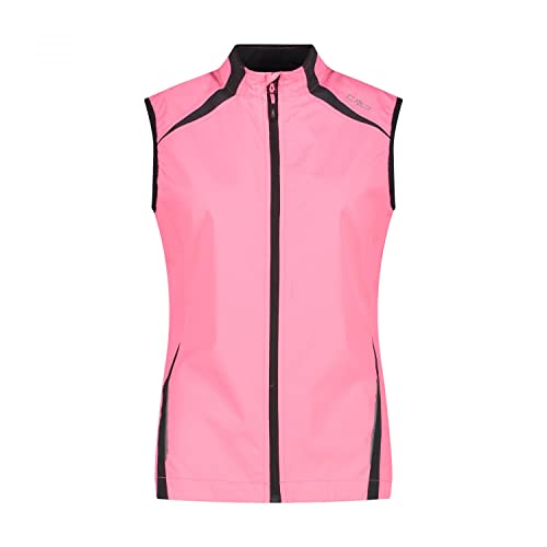 CMP Damen Lightweight and Windproof Vest Weste, Pink Fluo, 38 von CMP
