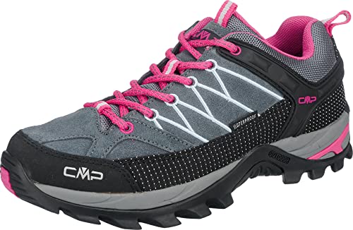 CMP Damen Rigel Low Wmn Shoes Wp Trekking-Schuhe, Grey Fuxia Ice, 44 EU von CMP