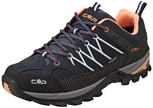 CMP Damen Rigel Low Wmn Shoes Wp Trekking-Schuhe, B Blue Giada Peach, 41 EU von CMP