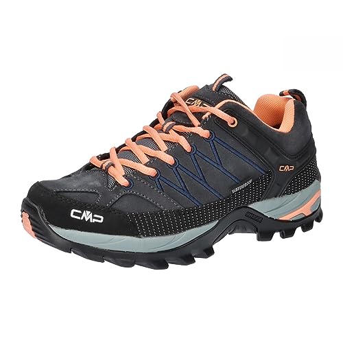 CMP Damen Rigel Low Wmn Shoes Wp Trekking-Schuhe, Antracite Sunrise, 37 EU von CMP