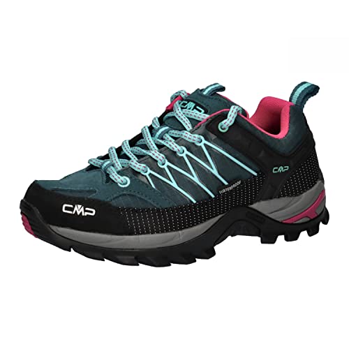 CMP Damen Rigel Low WMN Shoe WP Trekking-Schuhe, Deep Lake-Acqua, 36 EU von CMP