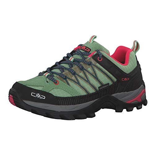 CMP Damen Rigel Low WMN Trekking WP Hiking Shoe, Leaf-Petrol, 36 EU von CMP