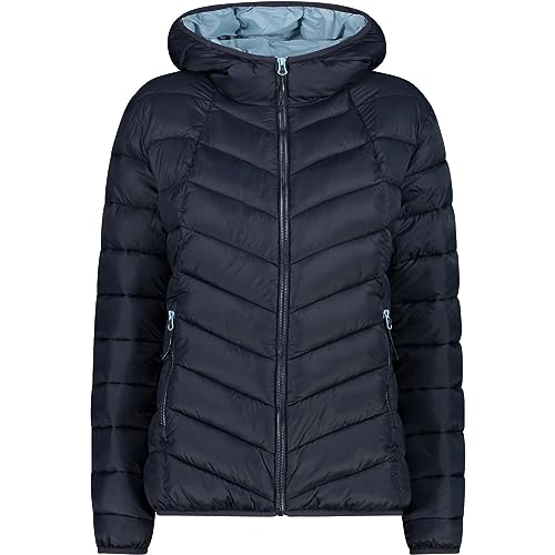 CMP - Damenjacke mit fester Kapuze, Schwarz Blau, XL von CMP