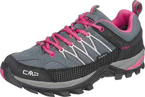 CMP Rigel 3Q54456 Damen Low Trekking Schuhe WP WP, grau (grey-fuxia-ice 103Q), 36 EU von CMP