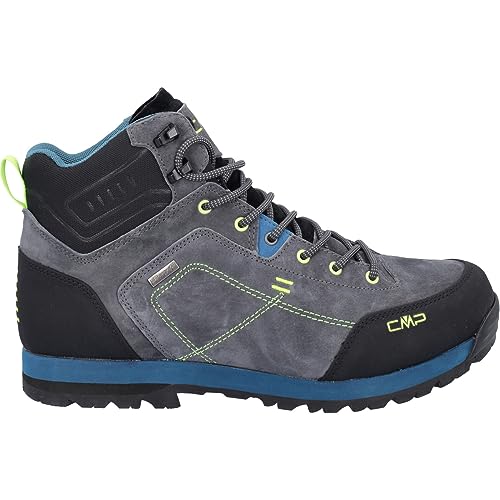 CMP Herren ALCOR 2.0 MID Shoes WP Trekking-Schuhe, Grau-Grün (Titanio-Petrol), 45 EU von CMP