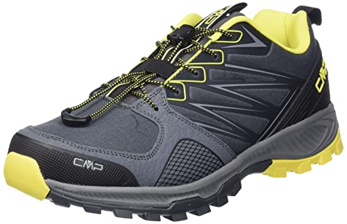 CMP Herren ATIK Fast Hiking Shoes Trekking-Schuhe, Grau-Gelb (Titanio-Zolfo), 43 EU von CMP