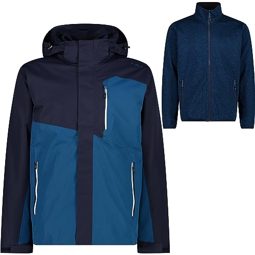 CMP Herren Doppeljacke 3in1 b.blue-petrol 52 von CMP