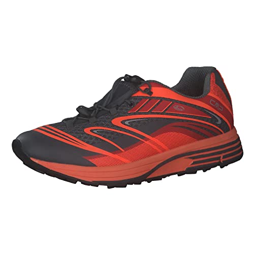 CMP Herren Trail Running Schuhe Marco Olmo 3Q31167 Grey-Flash Orange 47 von CMP