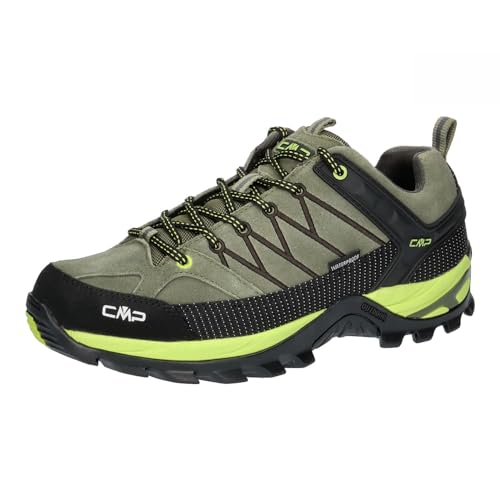 CMP Herren Rigel Low Trekking Shoes Wp Wanderschuhe, Kaki Acido, 46 EU von CMP