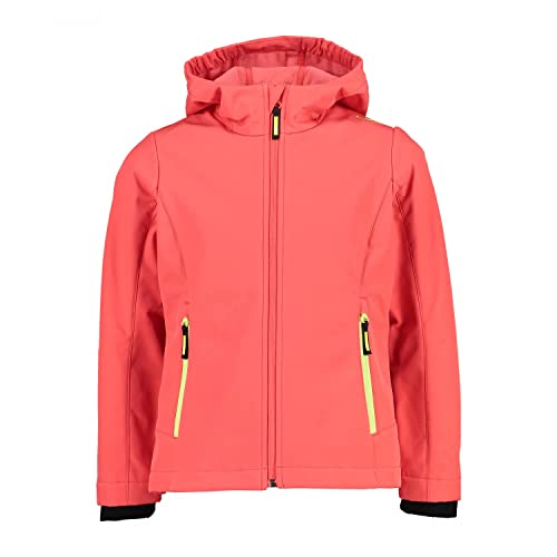 CMP Mädchen Softshelljacke mit Climaprotect Wp 7.000 Technology Rain Jacket, Roter Kuss, 92 von CMP