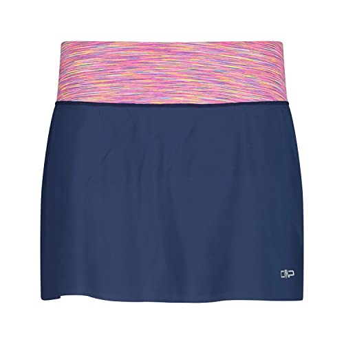 CMP Multifunktionsrock für Damen mit Innenhose - 32C6266, blau, 46 von CMP