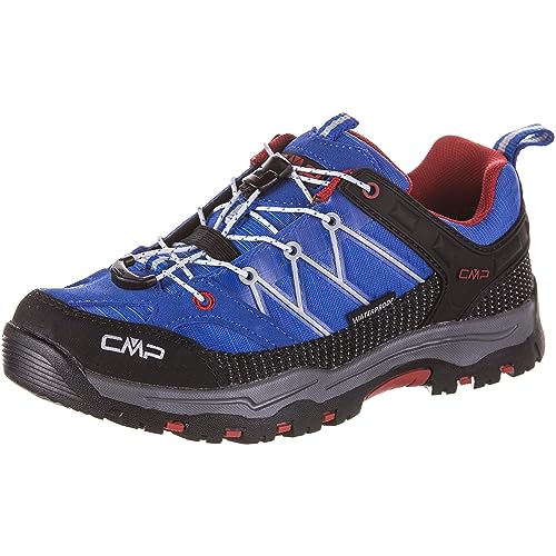 CMP Kids Rigel Low Shoe Wp Trekking-Schuhe, Cobalto-Stone-FIRE, 35 EU von CMP