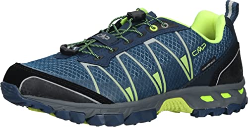 CMP Herren ALTAK Trail Shoe WP Laufschuhe, Blue Ink-Yellow Fluo, 40 EU von CMP