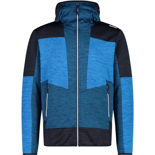 CMP Unlimitech Fleece Jacke aus Grid Tech für Herren, l931 petrol,50 von CMP