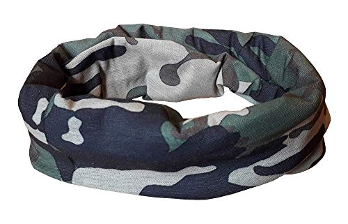 CN Outdoor Schlauchschal Mundschutz Schlauchtuch Schal Rundschal Multifunktionstuch Unisex (Woodland) von CN Outdoor