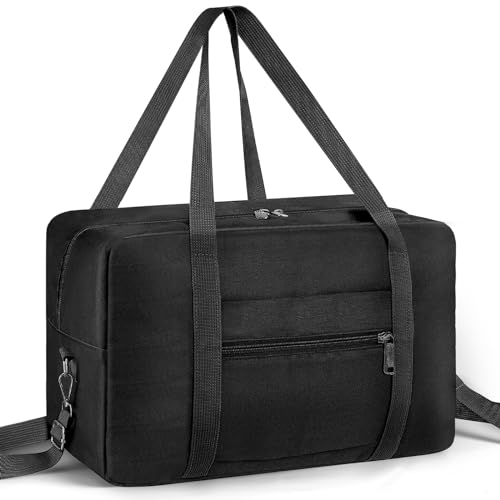 CNMTCCO für Ryanair Handgepäck 40x20x25 Handgepäck Tasche für Flugzeug - Faltbare Reisetasche - Weekender für Damen und Herren mit Schultergurt Koffer 20L von CNMTCCO