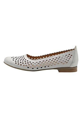 COBIE Damen Ballerinas, Weiss Mehrfarbig, 40 EU von COBIE