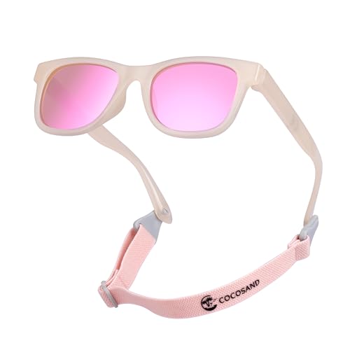 COCOSAND Baby-Sonnenbrille mit Polarisation und Band, UV-Schutz, für Mädchen, Jungen, Säuglinge, Kleinkinder, Neugeborene 0-24 Monate COCOSAND Baby-Sonnenbrille mit Polarisation und Band, UV-Schutz, für Mädchen, Jungen, Säuglinge, Kleinkinder, Neugeborene 0-24 Monate von COCOSAND