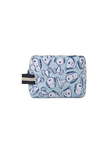 CODELLO Damen Peanuts™ Kosmetiktasche aus recyceltem Polyester mit Snoopy Print von CODELLO