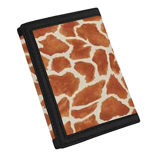 COEQINE Geldbörse Münzfach Leichte Geldtasche mit Kreditkartenfach für Kinder Erwachsene Reisezubehör, giraffe von COEQINE