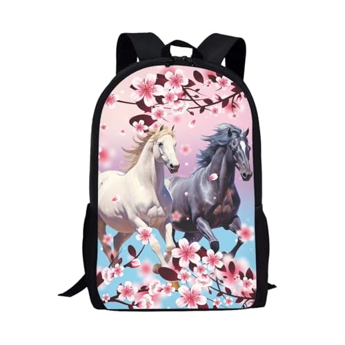 COEQINE Schulrucksack für Kinder, Jungen, Mädchen, Tagesrucksack, verstellbare Schultergurte, Laptop-Tagesrucksack für Kinder, Erwachsene, Reisen, Schule, Bibliothek, Klettern, Outdoor, von COEQINE