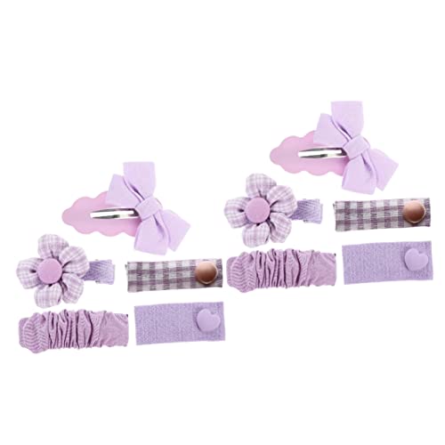 COHEALI 10 Stk Tüll Schmetterling Haarspange Blumenkopfschmuck Schleife Haarspange Haarnadel Für Mädchen Entzückende Haarspange Haarspangen Für Mädchen Violett Haarschmuck Kind Polyester von COHEALI